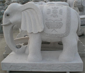 石材大象雕塑